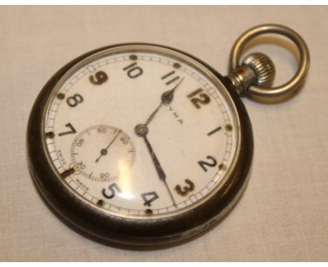 A military services pocket watch by Cyma marked "G. S. T. P." 