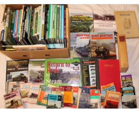 A large selection of various Railway volumes including Cornwall's Railways Remembered, West Country China Clay Trains, The Gr