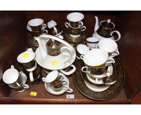 SECTION 56.  An extensive Wedgwood "Caernarvon" pattern tea, coffee and dinners service, including oval platters and tureen a