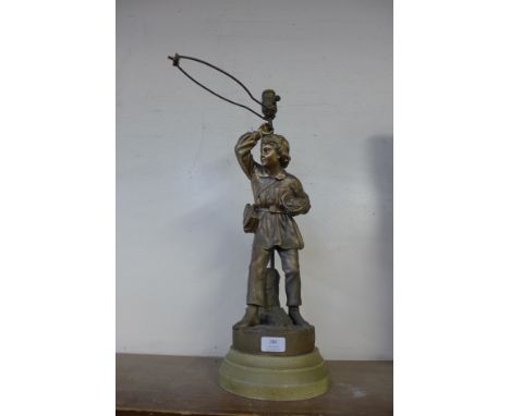 A French style figural table lamp 