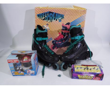 Kenner, Street Screamers 3, Toy Island - A mixed lot to include a boxed Kenner Microverse 'Batman and Robin Heroes and Villai