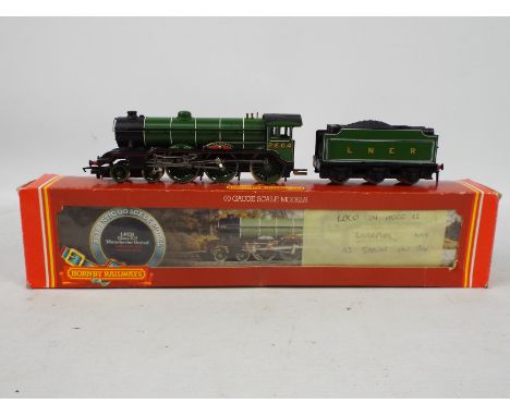 Hornby - An 00 gauge steam loco, R.3588 a 4-6-0 named Liverpool in LNER green operating number 2864 which is in the wrong box