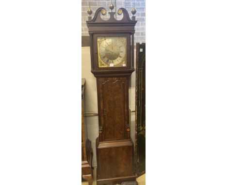 Shakeshaft of Preston. A George III mahogany eight day longcase clock (dial altered), height 230cm