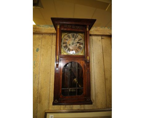 Mahogany Wall Clock A/F