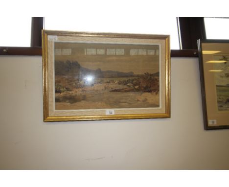Attributed B Eyre Walker Watercolour - Lakeland Scene