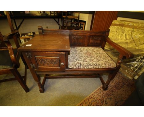 Ercol style telephone seat