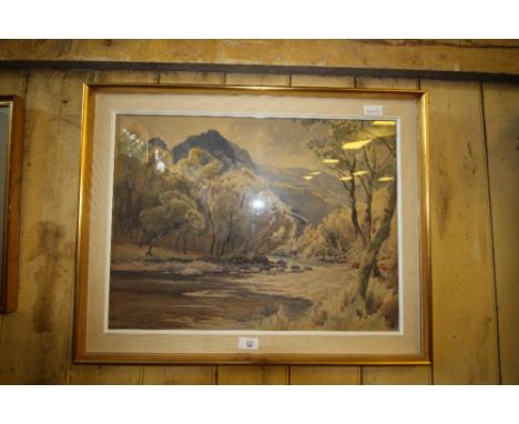 Attributed B Eyre Walker - River Scene