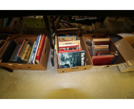 3 boxes of vintage books and others