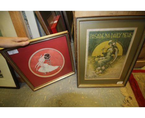 4 vintage pictures of saucy ladies