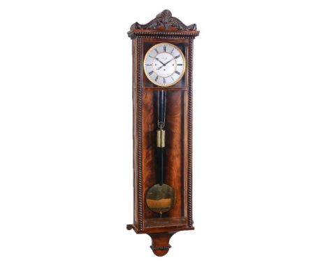 A Fine Viennese mahogany grande-sonnerie striking ‘Dachluhr’ regulator wall clock, Anton Pohl, Vienna, circa 1830   The four 