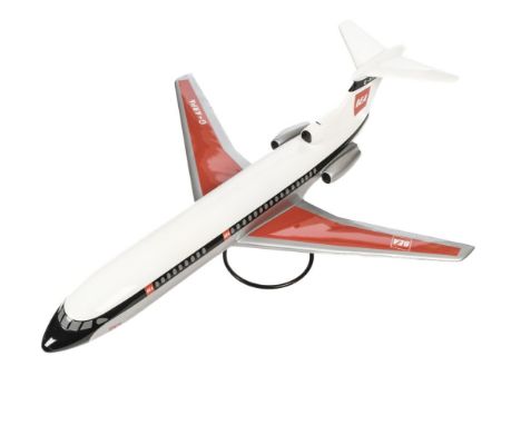 Desktop Model Aircraft. A presentation model of De Havilland 121 Trident G-ARPA in BEA livery circa 1962, the impressive comp