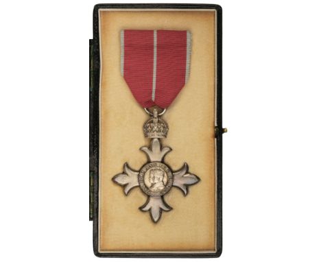 An MBE awarded to Percy Nathaniel Nockolds, Royal Army Ordnance Corps for Bravery in BurmaThe Most Excellent Order of the Bri