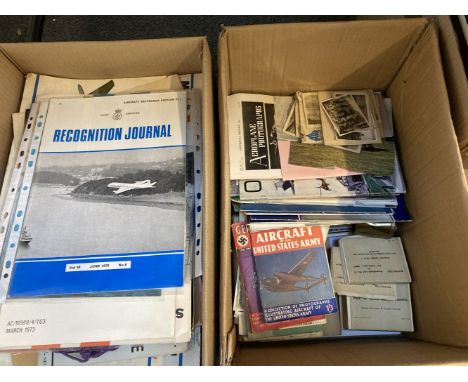 Aircraft &amp; Civil Defence Memorabilia. A large archive of memorabilia assembled by ROC Officer D.H. Taylor, 8 Section No. 