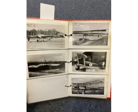 Aviation Postcards. A well-presented collection of 234 mostly real photo postcards of aeroplanes and aviation interest, mostl