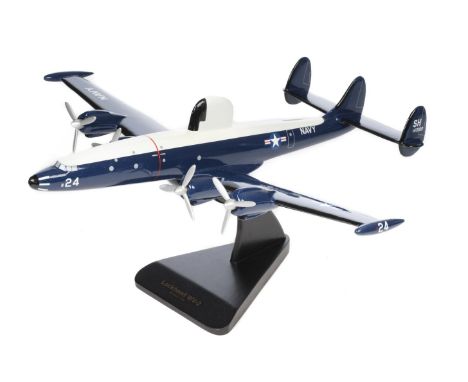 Lockheed Warning Star. A good composite model of US Navy Lockheed WV-2 Warning Star SH143202 distributed by Collectors Aircra
