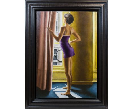 * ANNICK BOUVATTIER,BRIN DE SOLEIL (Sunshine)oil on canvas,signed verso92cm x 65cmFramed.Note: Annick Bouvattier was born in 