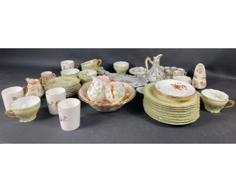 Mixed box of ceramics to include various Limoges items, Royal Winton ceramic shoe and much elseApprox 1 pieces