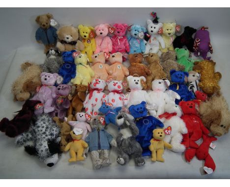 TY Beanies, Attic Treasures, Punkies -  A mixed lot to include: 4 x Punkies , 6 x Attic Treasures, 24 x Beanie Babies (includ