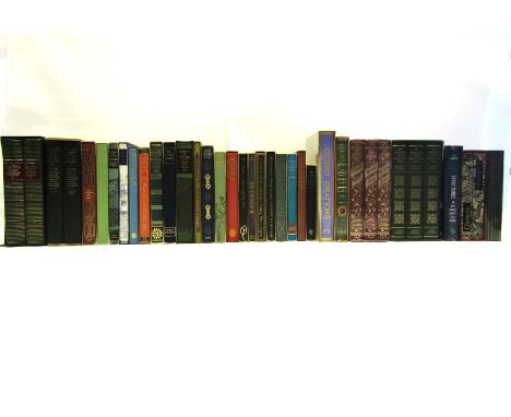 Folio Society, collection of 45+ titles including Cicero "Orations" in original shrink wrap; J.E. Gordon "Structures" in orig