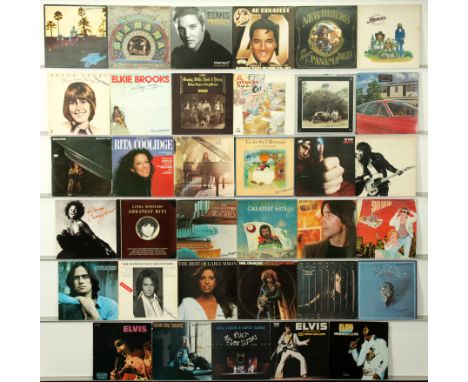 A collection of 35 Folk Rock/Country Rock/Singer Songwriter/Rock LPs to include artists; Carole King, Joni Mitchell, James Ta