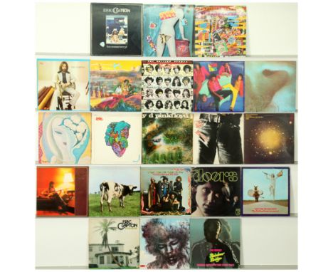 A collection of 20+ Progressive/Psychedelic/Classic Rock LPs to include; Pink Floyd - A Saucer Full Of Secrets (1968 UK Stere