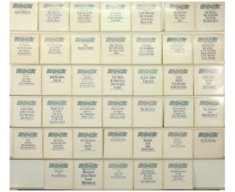 The History Of Rock - Complete set of 40 compilation LPs. Each LP is in a gatefold sleeve with liner notes. Includes artists,