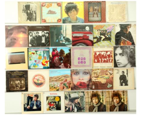 A collection of 20+ Folk Rock/Country Rock LPs to include; The Band - Music From Big Pink (1968 UK 1st Mono, T 2955); Fairpor