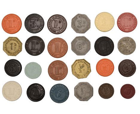 PEEBLES, Innerleithen, Innerleithen CCL, Halfpenny, Penny, Threepence, Sixpence and Shilling (R 1, 2, 4, 5, 6), Innerleithen 