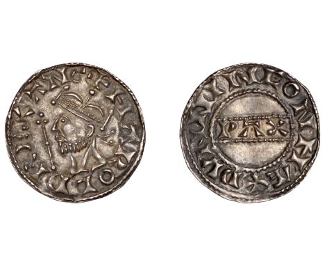 A Penny of Harold II Struck at Hastings   Harold II (1066), Penny, PAX type, Hastings, Dunning, group B, harold rex ang, rev.