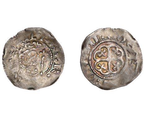 From the F. Elmore Jones and J.C. Sadler Collections   Stephen (1135-1154), Penny, Cross Moline type [BMC I], Ipswich, Osbern