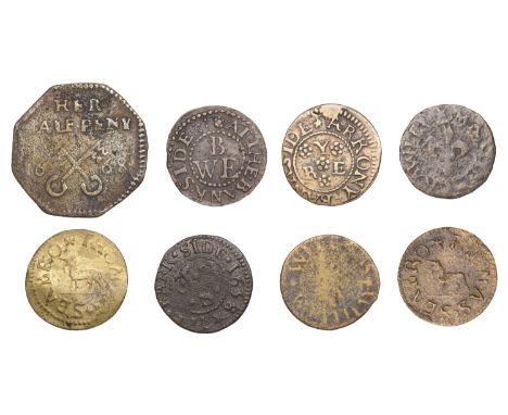 SOUTHWARK, Bankside, William Boorman, Farthing, 0.74g/9h (E 299, this piece illustrated; N 4737; BW. 120); Martin Crawley, Fa
