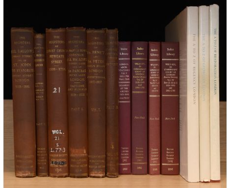 LONDON: Leveson Gower, G.W.G., A Register of...Christninges Burialles & Weddinges...Parish of Saint Peeters upon Cornhill, Pa