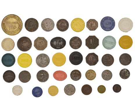 DUNBARTONSHIRE, Alexandria, Vale of Leven CSL, Halfpenny, Penny, Threepence, Sixpence, Shilling and 5 Shillings (R 1, 2, 4, 5