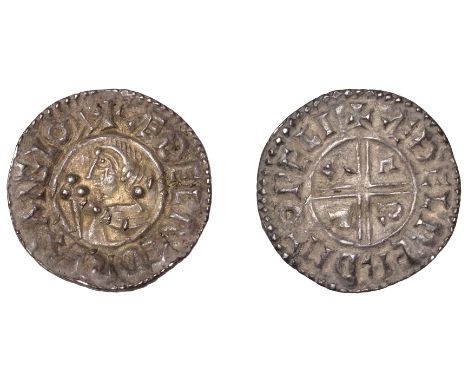 Published in the Numismatic Chronicle, vol. 20, 1900   Æthelred II (978-1016), Penny, CRVX type, Wallingford, Æthelweard, æde