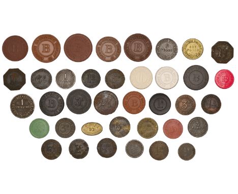 AYRSHIRE, Kilbirnie, Kilbirnie CSL, Pennies (2, different), Threepences (2, different), Sixpences (2, different), Shillings (
