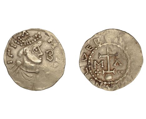 Early Anglo-Saxon Period, MEROVINGIANS, Childebertus Adoptivus (656-662), Solidus, Marseilles, diademed and draped bust right