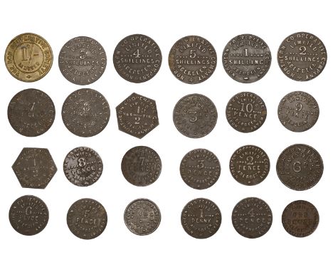 ABERDEENSHIRE, Aberdeen, The Aberdeen CCL, Monthly Dividends, Halfpenny, Twopence and Sixpence (Rains 1, 3, [5]); Aberdeen No