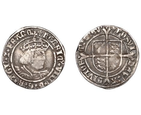 Henry VIII (1509-1547), Second coinage, Groat, Tower, mm. lis, bust D, 2.55g/3h (N 1797; S 2337E). Fine £80-£100