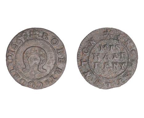17th Century Tokens, NORFOLK, Watlington, Robert Cogell, Halfpenny, 1669, 2.37g/12h (Marsden, TCSB June 2019, pp.408-12; N 38