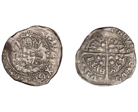 Henry VII (1485-1509), Late Portrait issues (c. 1496-1505), Groat, Dublin, type IA, bust with double-arched crown within plai