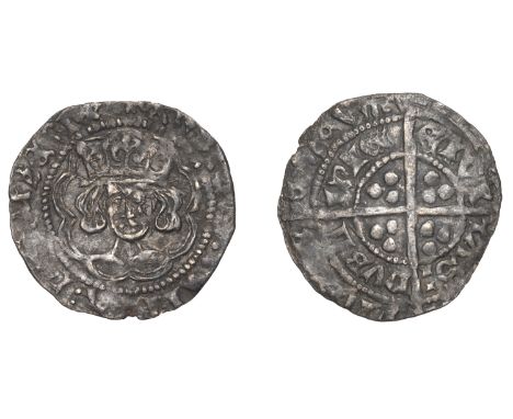 Henry VII (1485-1509), Late Portrait issues, Groat, Dublin, type I, plain tressure, 1.89g/7h (S 6453; DF 193). Reverse off-ce