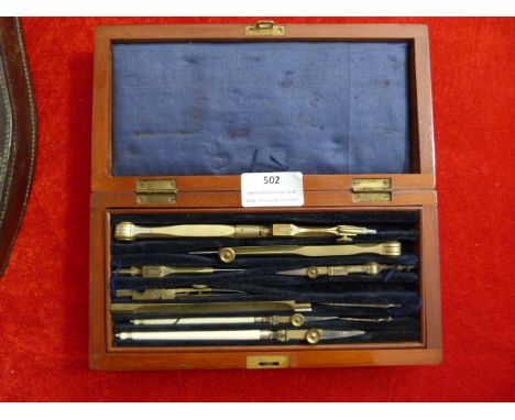 Hardwood Cased Geometry Set 