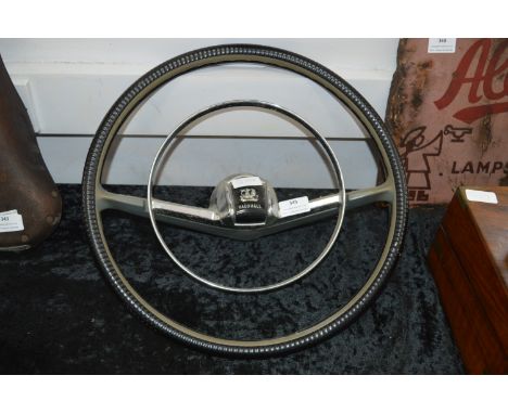 Vintage Vauxhall Steering Wheel 