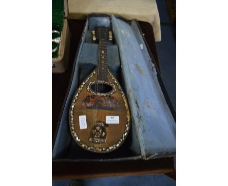 Vintage Lute with Case 