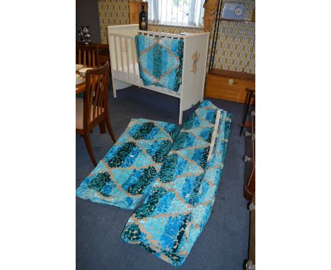 Set of Curtains 144" x 92", Bedspread Super Queen Size 