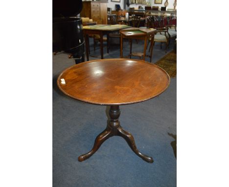 Mahogany Tilt Top Tripod Table 