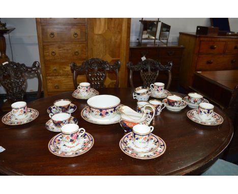Crown Derby Style Part Tea Service (30+ Pieces) 