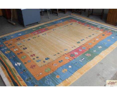 An approx 11'1" x 7'8" modern carpet&nbsp;