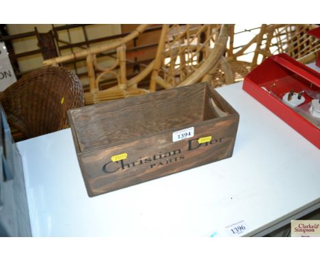 A reproduction Christian Dior of Paris box