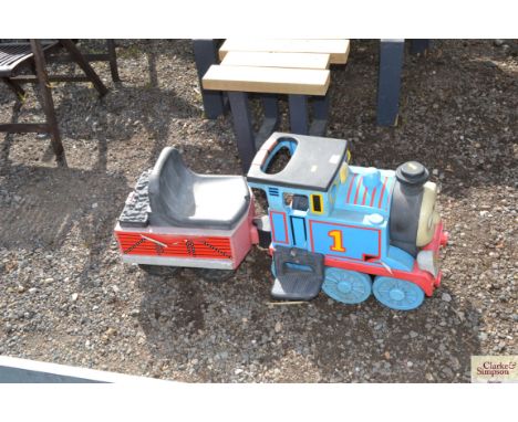 A Thomas the Tank Engine toy